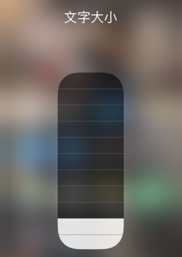 利辛苹果手机维修分享小技巧：在 iPhone 控制中心快速调节字体大小 